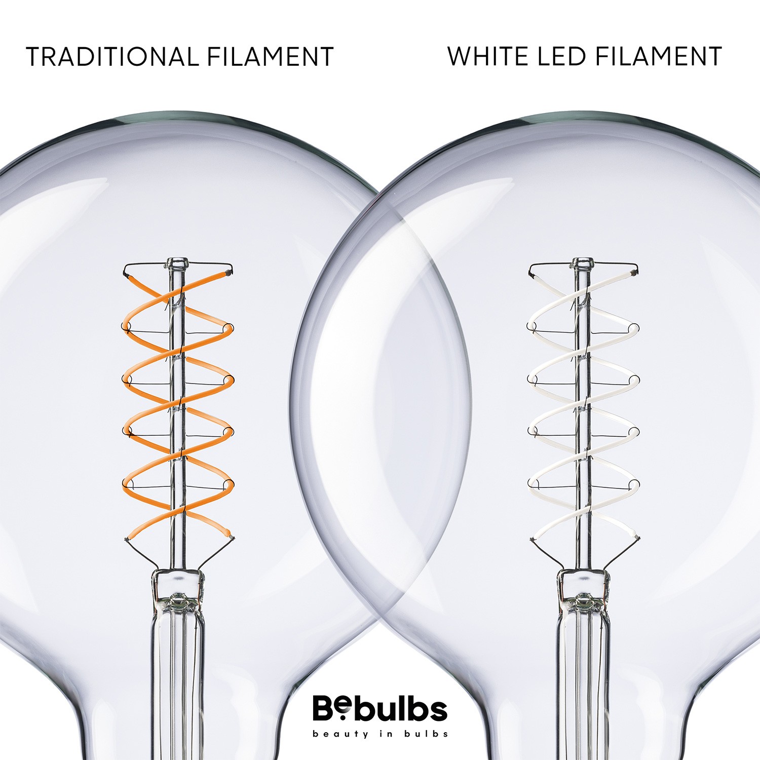 Lampadina LED Filamento Bianco Globo G125 5,9W 500Lm E27 2700K Dimmerabile - W04