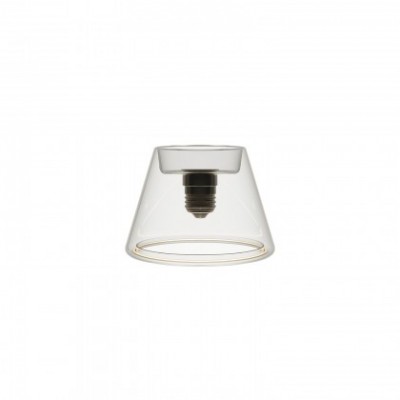 Lampadina LED Trasparente Ghost Line CRI 90 Mini Cone 6W 500Lm E27 2200K Dimmerabile - G07