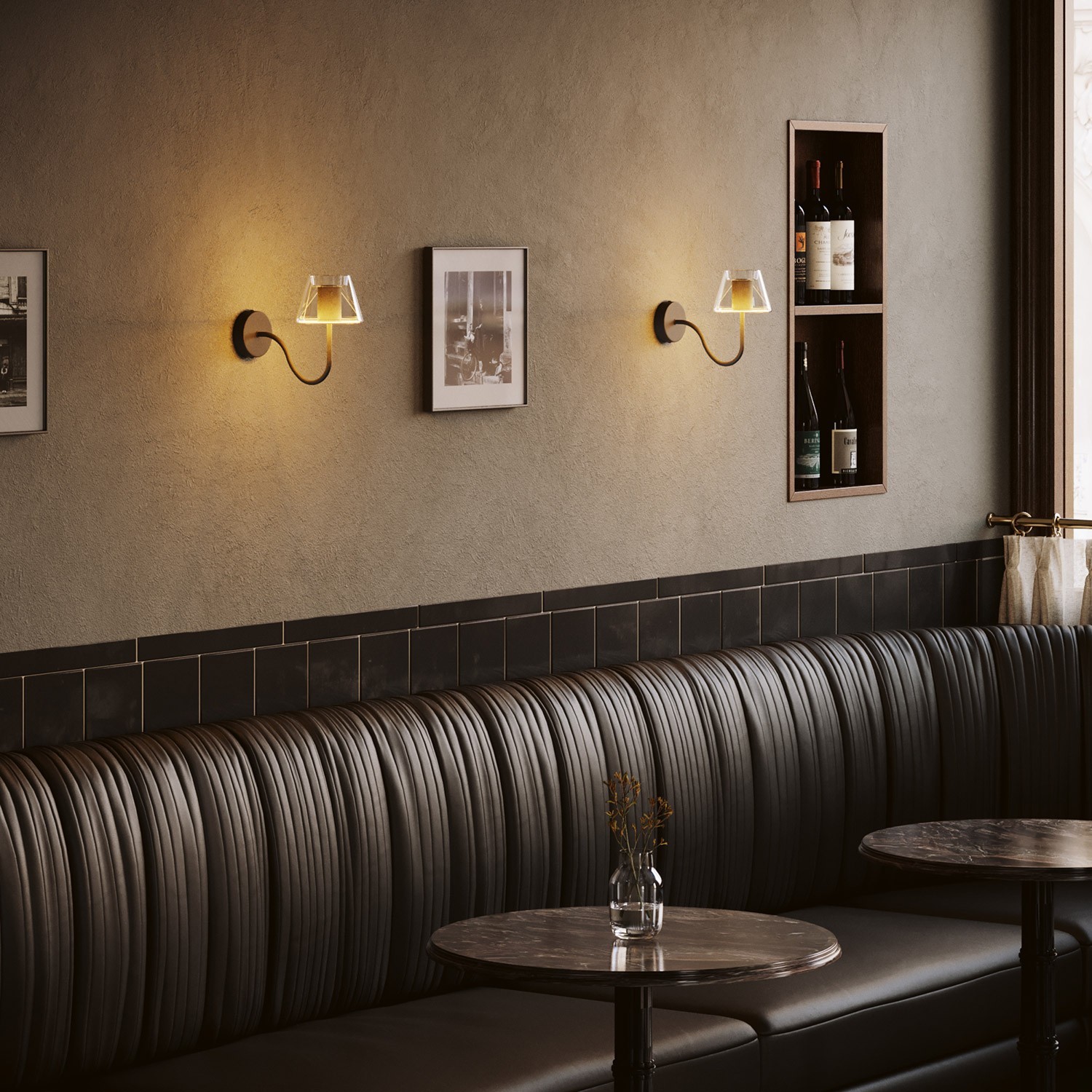 Lampadina LED Trasparente Ghost Line CRI 90 Mini Cone 6W 500Lm E27 2200K Dimmerabile - G07